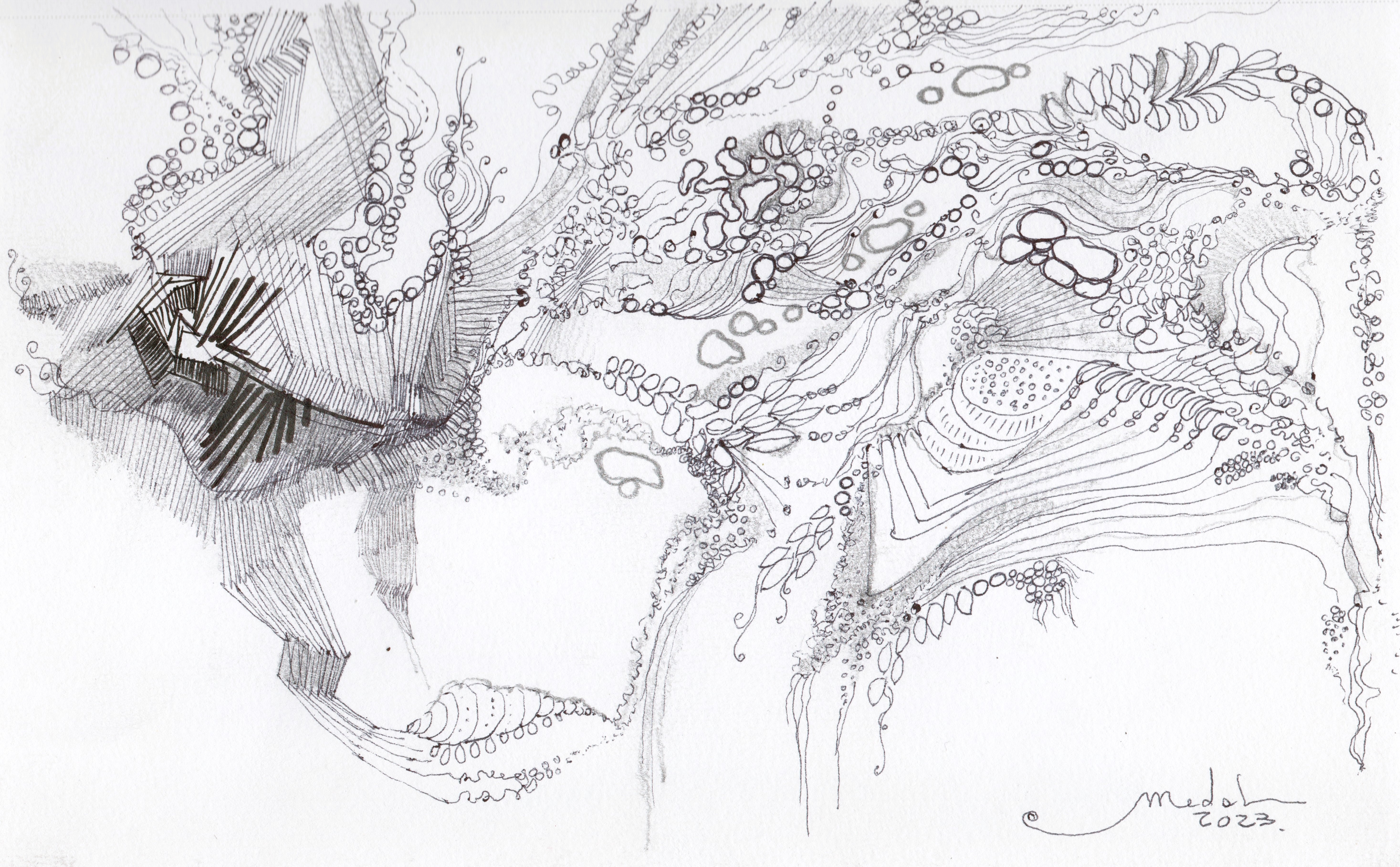 Croquera 3 - Dibujos en B&N.